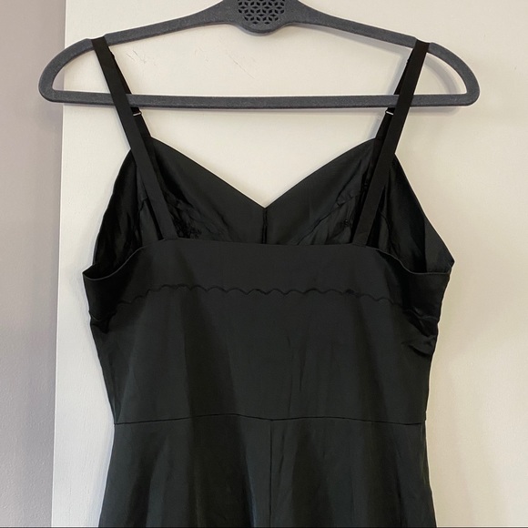 Vintage Black Lingerie Embroidered Slip Dress - Picture 8 of 11